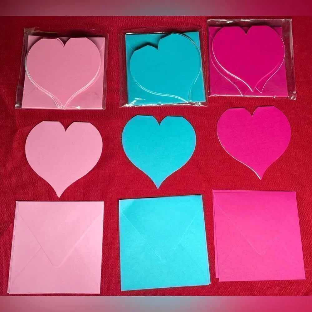 60+ NEW! “Love Notes” Envelopes & Cards 7 Styles Bundle NWT - Picture 6 of 11